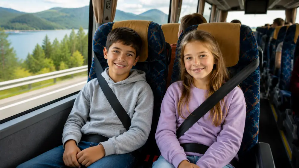 儿童巴士运输