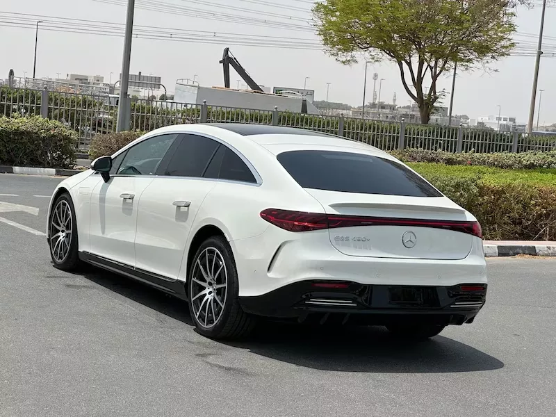 Mercedes EQS rental with driver